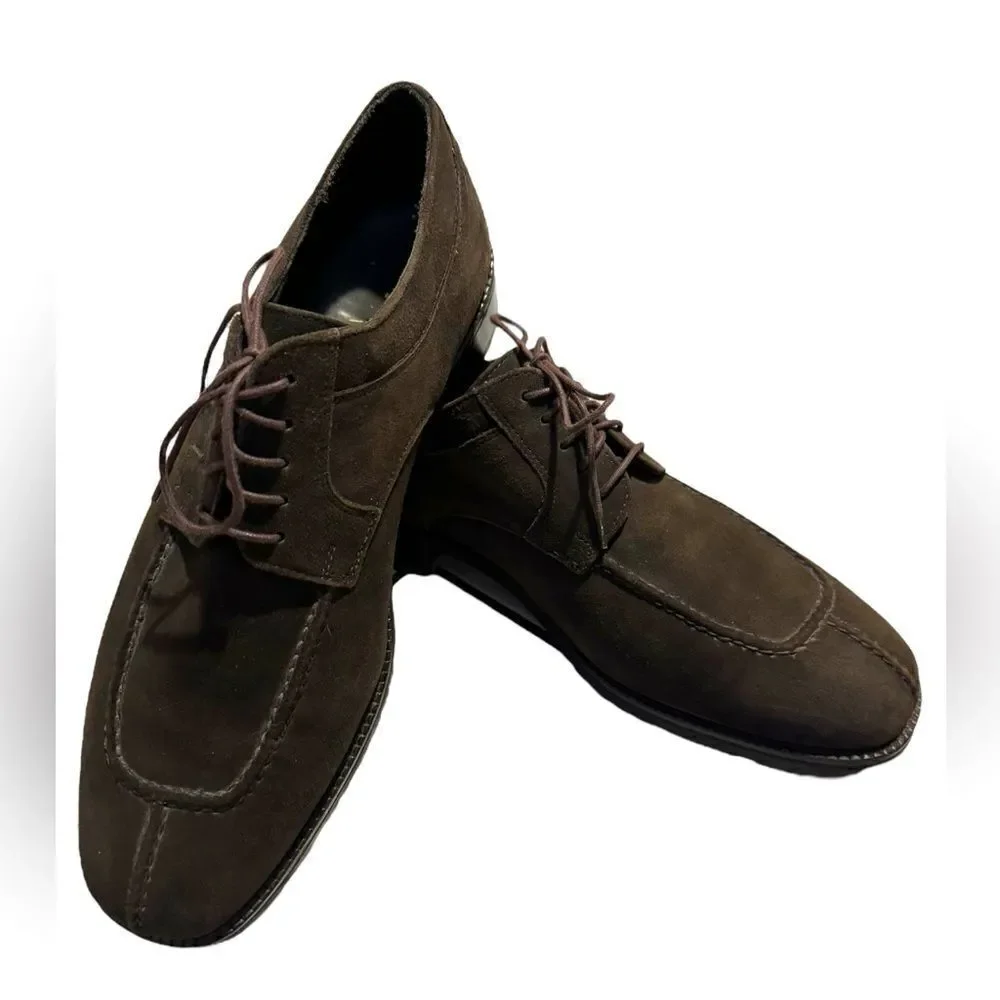 Cole Haan Suede NikeAir Sole Split-Toe Lace-up Oxford Sz 9 Perfect Condition
